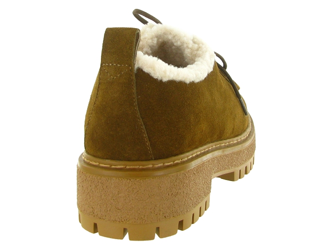 mocassins - Elégant - femme - Cuir - Marron - Bibi lou5799801_5