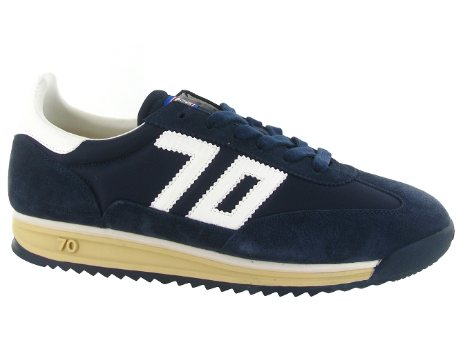 baskets et sneakers - Tendance - homme - Nylon - Bleu Marine - Back70