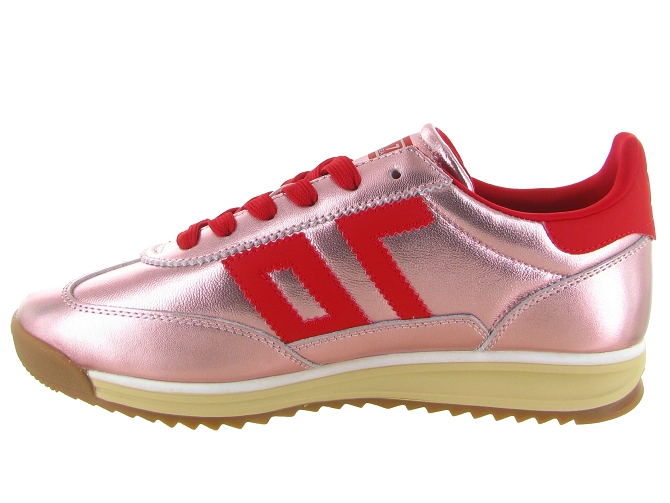 baskets et sneakers - Tendance - femme - Cuir - Rose - Back705801101_4