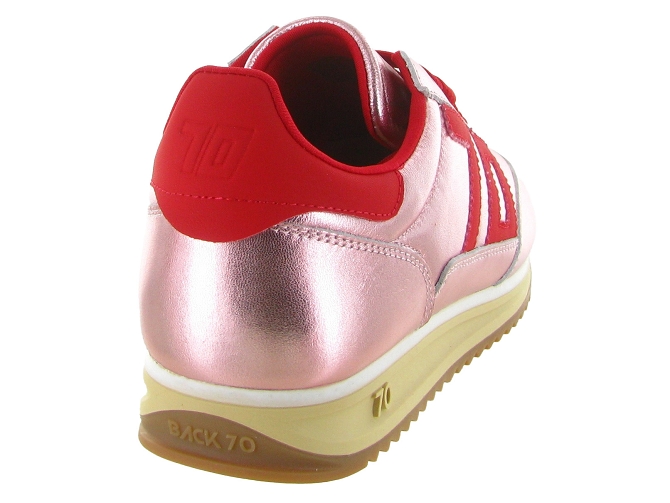 baskets et sneakers - Tendance - femme - Cuir - Rose - Back705801101_5
