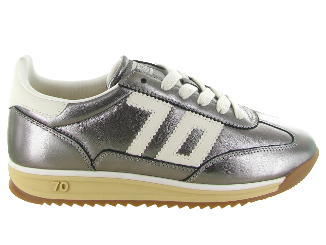 baskets et sneakers - Tendance - femme - Cuir - Argent - Back705801102_2