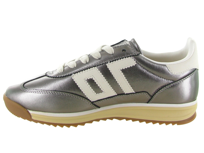 baskets et sneakers - Tendance - femme - Cuir - Argent - Back705801102_4