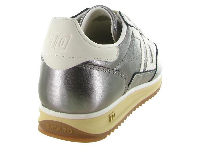 baskets et sneakers - Tendance - femme - Cuir - Argent - Back705801102_5