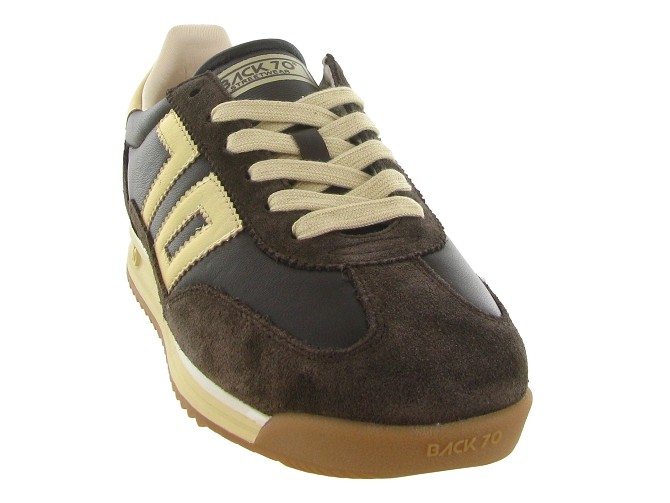 baskets et sneakers - Tendance - femme - Cuir - Marron - Back705801103_3