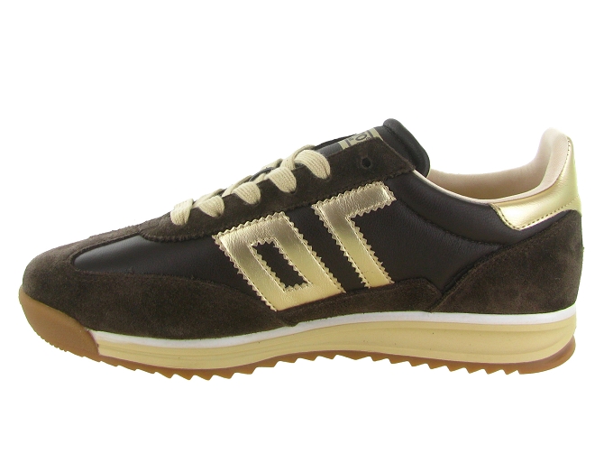 baskets et sneakers - Tendance - femme - Cuir - Marron - Back705801103_4