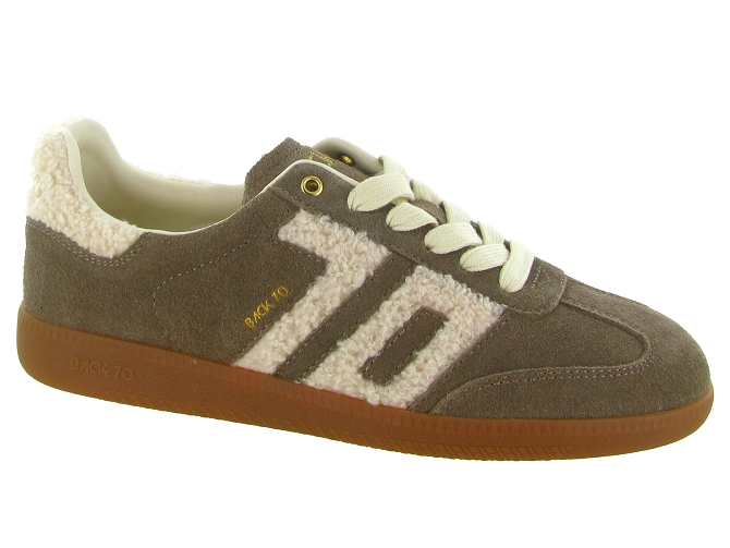 baskets et sneakers - Tendance - femme - Cuir - Marron - Back70