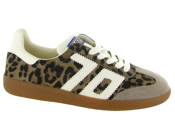 baskets et sneakers - Tendance - femme - Cuir - Léopard - Back70