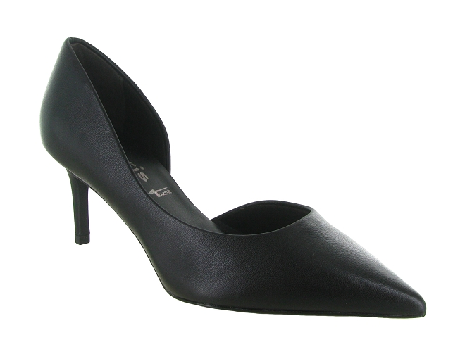 escarpins et trotteurs - Cérémonie - femme - Cuir - Noir - Tamaris