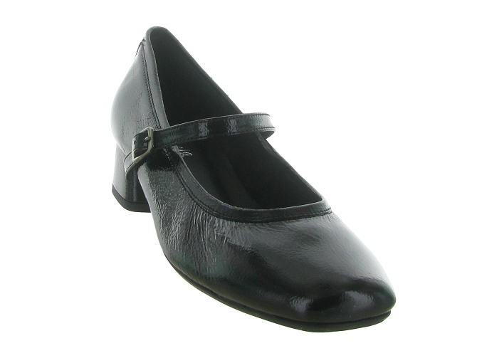 ballerines - Ballerine plate - femme - Cuir - Noir - Reqins5802201_3