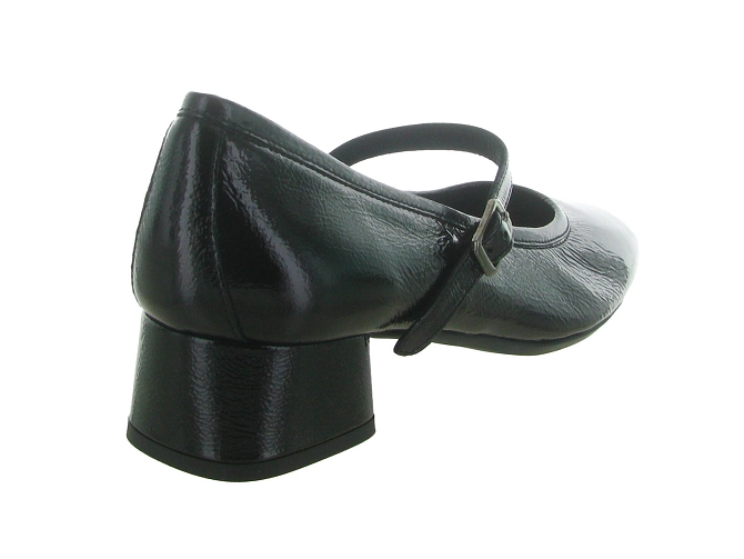 ballerines - Ballerine plate - femme - Cuir - Noir - Reqins5802201_5