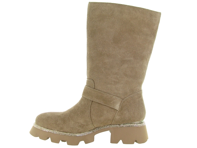 bottes - Casual - femme - Nubuck - Beige - Alma en pena5803501_4