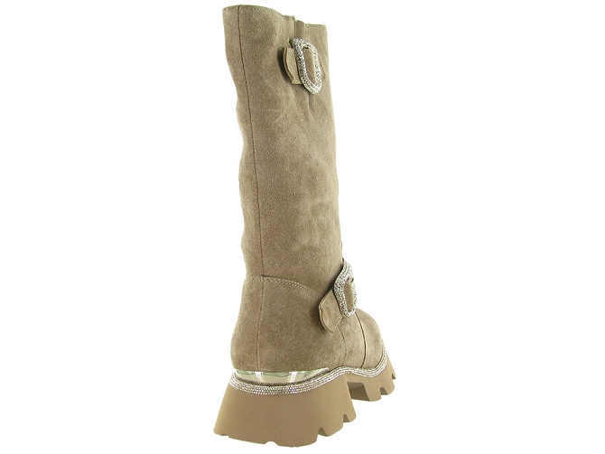 bottes - Casual - femme - Nubuck - Beige - Alma en pena5803501_5