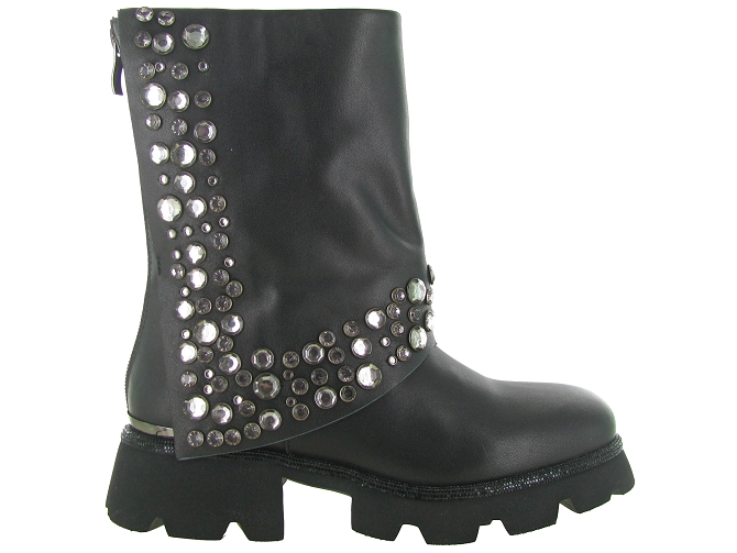 bottines et boots - Casual - femme - Cuir - Noir - Alma en pena5803601_2