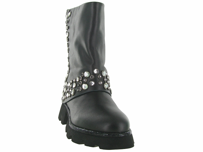 bottines et boots - Casual - femme - Cuir - Noir - Alma en pena5803601_3