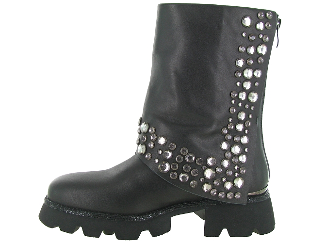 bottines et boots - Casual - femme - Cuir - Noir - Alma en pena5803601_4