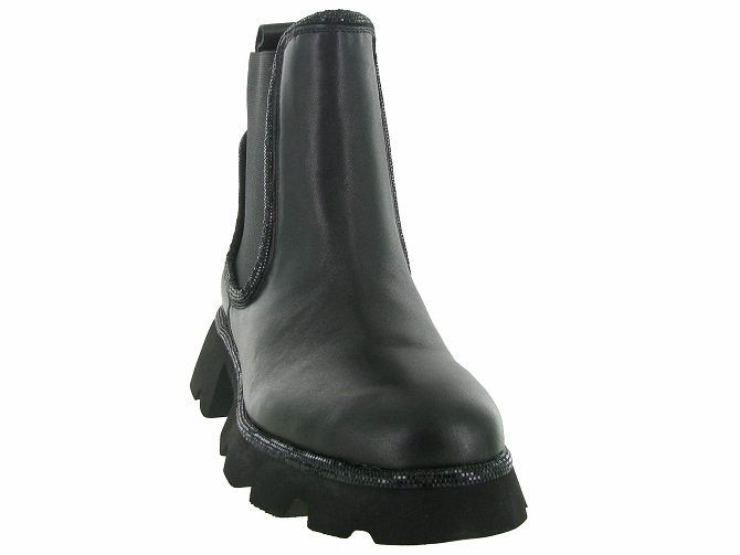 bottines et boots - Chelsea - femme - Cuir - Noir - Alma en pena5803701_3