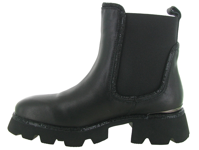 bottines et boots - Chelsea - femme - Cuir - Noir - Alma en pena5803701_4