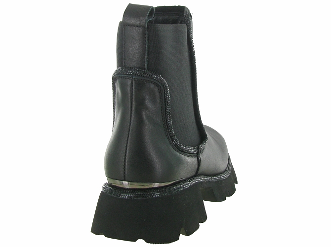 bottines et boots - Chelsea - femme - Cuir - Noir - Alma en pena5803701_5