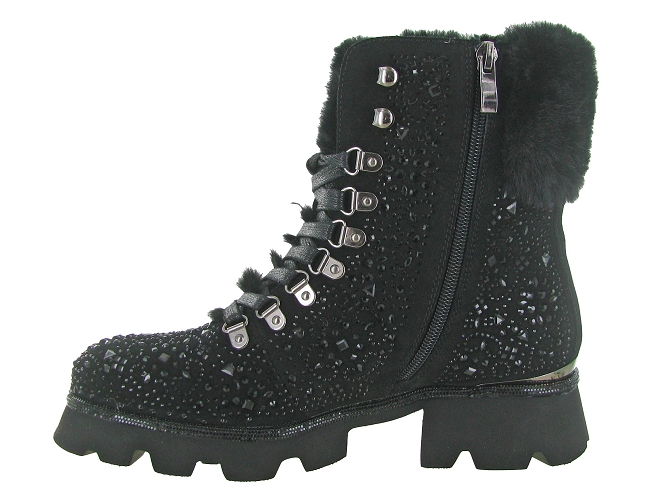 bottines et boots - Casual - femme - Cuir - Noir - Alma en pena5803801_4