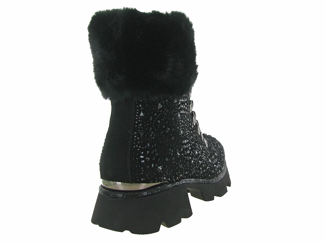 bottines et boots - Casual - femme - Cuir - Noir - Alma en pena5803801_5