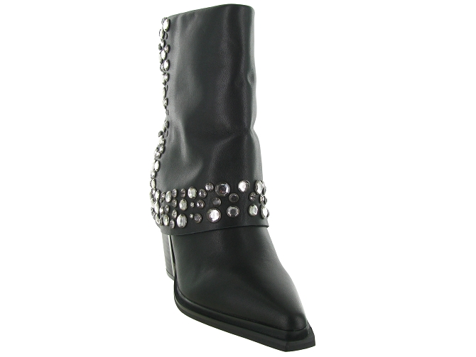 bottines et boots - Casual - femme - Cuir - Noir - Alma en pena5803901_3