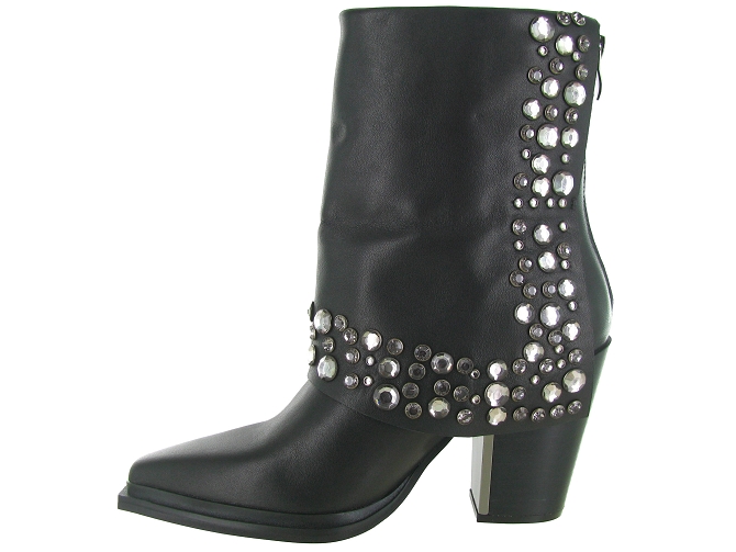 bottines et boots - Casual - femme - Cuir - Noir - Alma en pena5803901_4