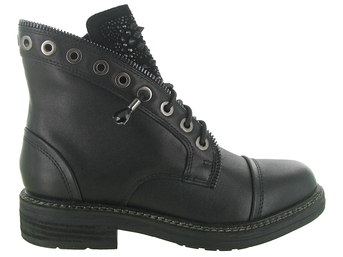 bottines et boots - Casual - femme - Cuir - Noir - Alma en pena5804001_2