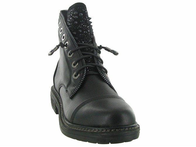bottines et boots - Casual - femme - Cuir - Noir - Alma en pena5804001_3