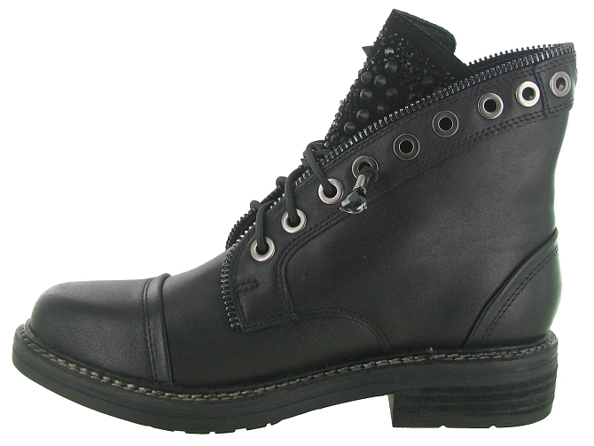 bottines et boots - Casual - femme - Cuir - Noir - Alma en pena5804001_4