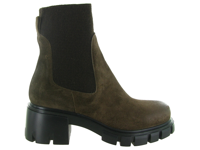 bottines et boots - Chelsea - femme - Nubuck - Marron - Fruit5804202_2