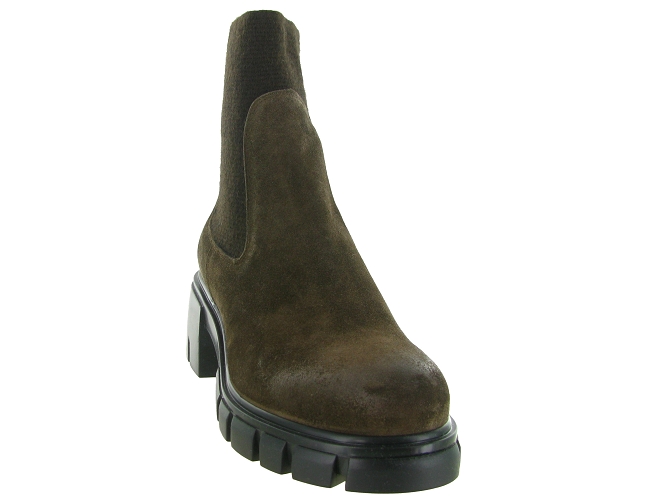 bottines et boots - Chelsea - femme - Nubuck - Marron - Fruit5804202_3
