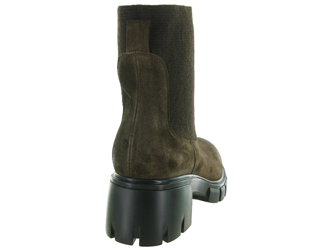 bottines et boots - Chelsea - femme - Nubuck - Marron - Fruit5804202_5