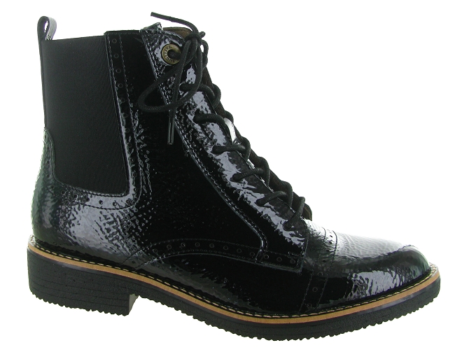 bottines et boots - Chelsea - femme - Cuir - Noir - Fugitive