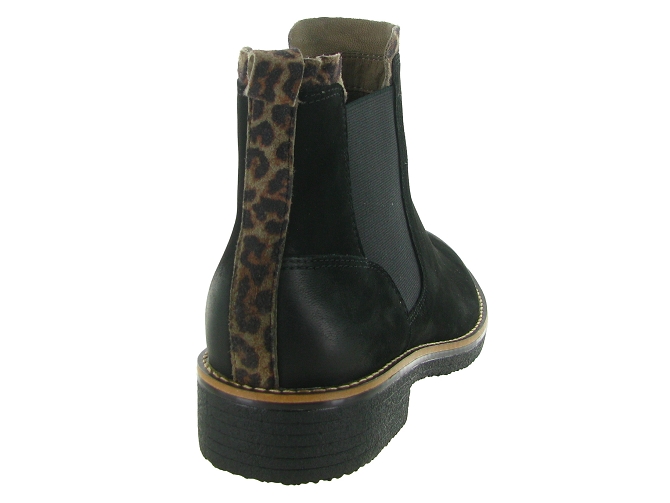 bottines et boots - Casual - femme - Nubuck - Noir - Fugitive5804401_5