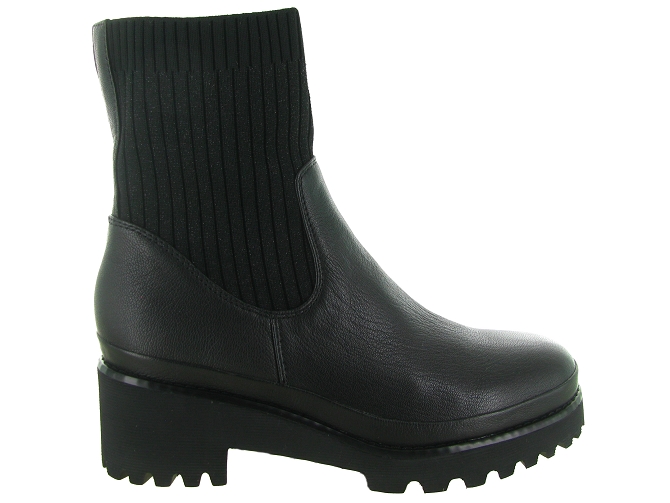 bottines et boots - Casual - femme - Cuir - Noir - Fugitive5804501_2