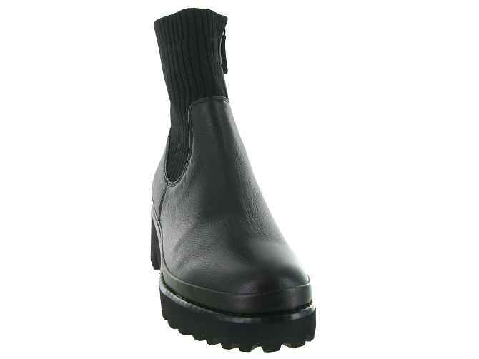 bottines et boots - Casual - femme - Cuir - Noir - Fugitive5804501_3