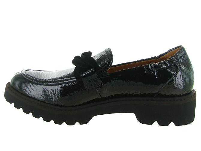 mocassins - Compensé - femme - Cuir - Noir - Fugitive5804801_4