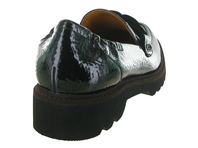 mocassins - Compensé - femme - Cuir - Noir - Fugitive5804801_5