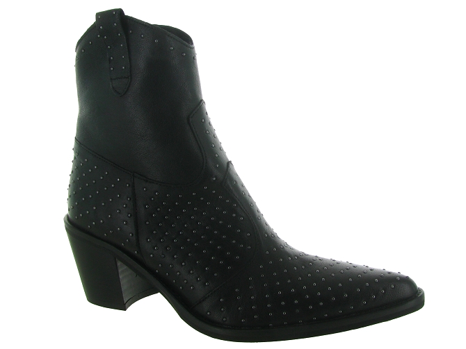 bottines et boots - Classique & Chic - femme - Cuir - Noir - Emanuele crasto