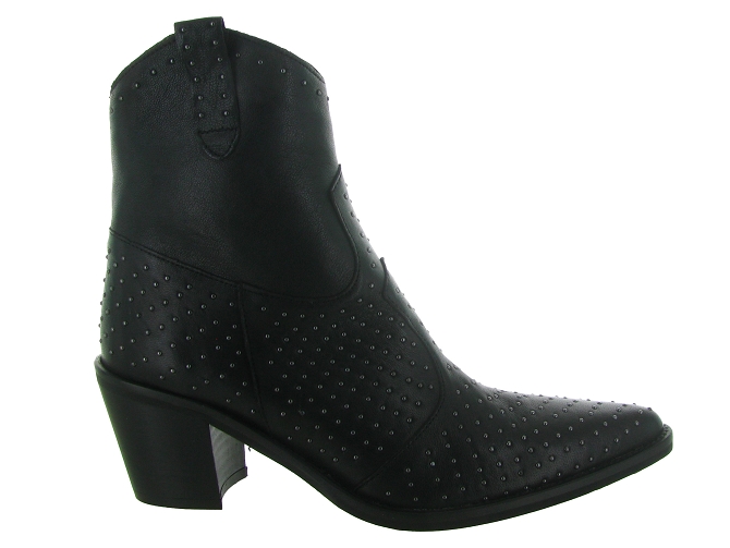 bottines et boots - Classique & Chic - femme - Cuir - Noir - Emanuele crasto5805001_2