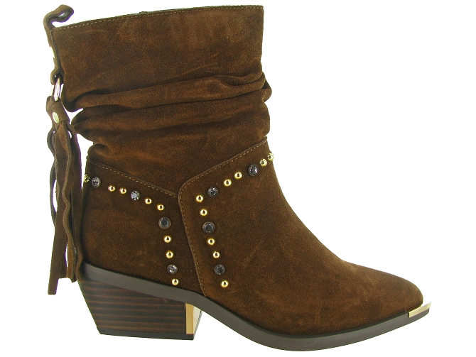 bottines et boots - Casual - femme - Nubuck - Marron - Alma en pena5805201_2