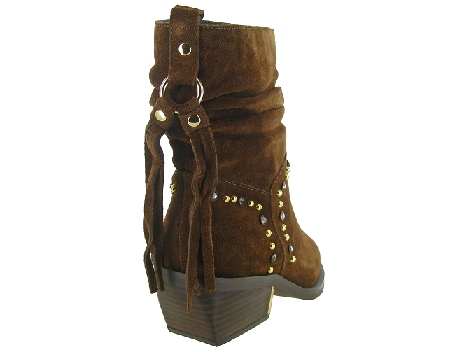 bottines et boots - Casual - femme - Nubuck - Marron - Alma en pena5805201_5