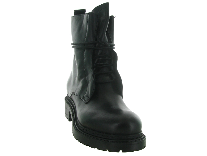 bottines et boots - Casual - femme - Cuir - Noir - Metisse5805401_3