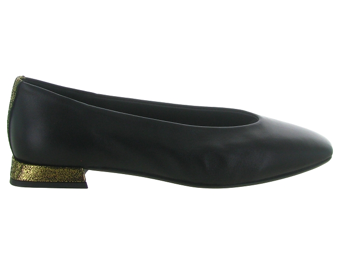 ballerines - Ballerine plate - femme - Cuir - Noir - Reqins5805501_2