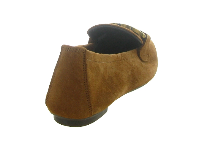 mocassins - Elégant - femme - Cuir - Marron - Reqins5805602_5