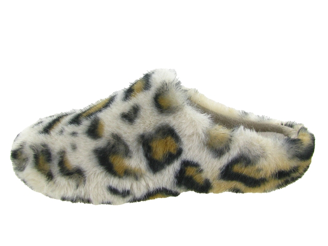 chaussons et pantoufles - Mules Sabots - femme - Synthétique - Léopard - Verbenas5806101_4