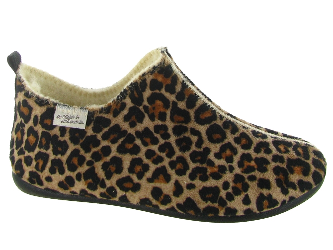 chaussons et pantoufles - Montant - femme - Synthétique - Léopard - La maison de l espadrille