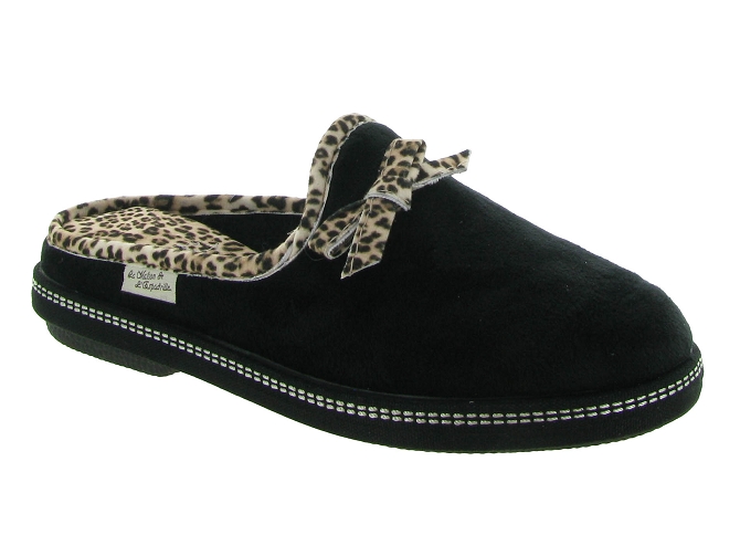chaussons et pantoufles - Mules Sabots - femme - Synthétique - Noir - La maison de l espadrille