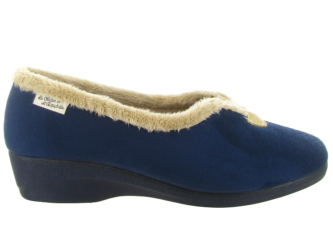 chaussons et pantoufles - Montant - femme - Synthétique - Bleu Marine - La maison de l espadrille5808101_2