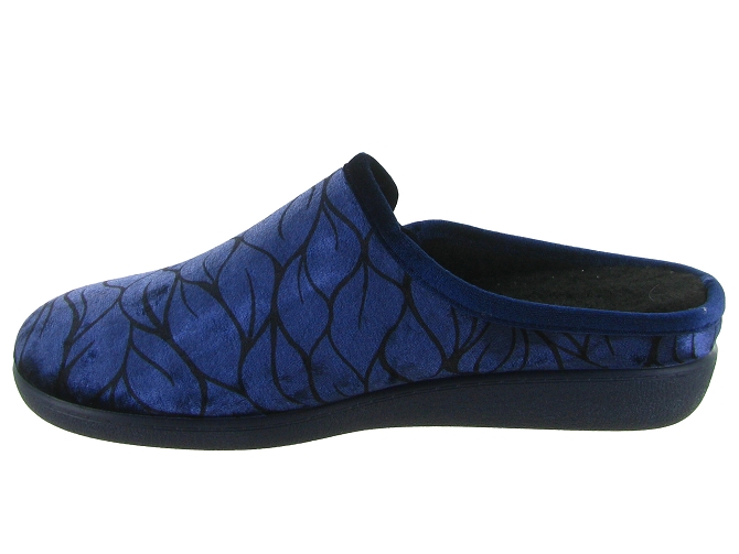 chaussons et pantoufles - Mules Sabots - femme - Synthétique - Bleu Marine - La maison de l espadrille5808201_4